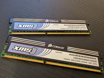 Corsair CMX4GX3M2A1333C8  4GB DDR3 (2x2GB) (DDR3-1333)  • £5