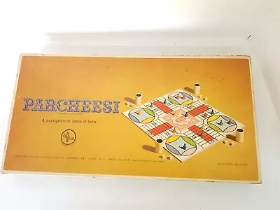 Vintage 1964 Parcheesi Board Game Gold Seal Edition Selchow & Righter • $9.99