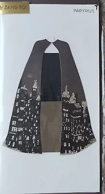 Rare Papyrus Zang Toi Fabric Velvet Robe Cape Blank Inside All Occasions Card • $11.99