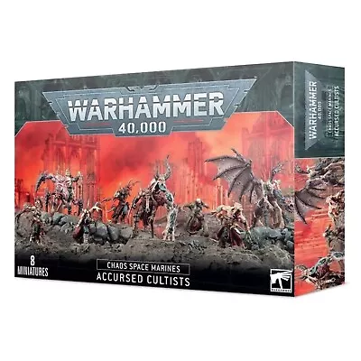 Warhammer 40000 - Chaos Space Marines: Accursed Cultists 43-83 • $85.16