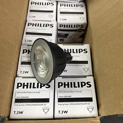 Philips 533117 7mr16/led/827/f25/dim 12v Mr-16 Lamp Case Of 10 • $60