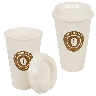 £5.99 • Buy Travel 450ml Insulated Hot Cup Reusable Eco Friendly With Lid Movable Coffee Tea