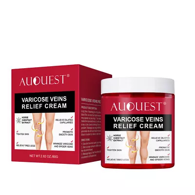Varicose Veins Relief Cream Relieve Tired Leg Spider Pain Tighten Smooth Skin UK • £10.38