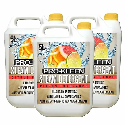 ProKleen Steam Cleaning Detergent Citrus Floor Fluid Solution Steam Mop 15L • £27.95