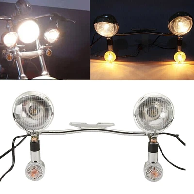 $69.99 • Buy US Passing Signal Light Bar For Yamaha V-Star XVS 650 950 1100 1300 XV 1600 1700
