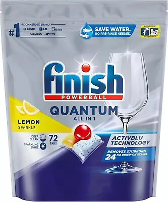 Finish Ultimate All In One Lemon Sparkle 144 72 Tablet Packs • $45.29