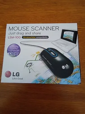 Mouse Scanner LSM-100 Black By LG Electronics Inc. Smart Scan • $90