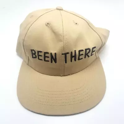 Been There Done That Novelty Hat Cap Beige Adult Used Snapback Bg2D • $8.99