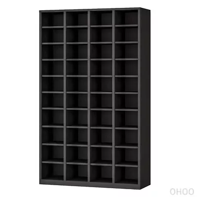 Metal Pigeon Hole Unit Steel Shelving Cupboard Unit 40 Slots Office Furniture • $460