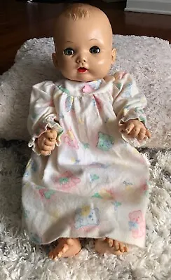 Effanbee Doll  My Fair Baby  Drink & Wet Open & Close Eyes Very Nice Cond. • $45