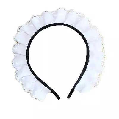 Women's Maid Cosplay Hair Hoop Gothic Headband White White  • $21.43