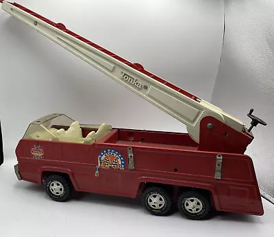 Vintage Tonka Fire Engine Truck With Extendable Ladder Boom Works Well • $24.99