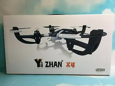 Yi Zhan X4 New Design Quadcopter Drone LCD Transmitter 2 Batteries Black/White • $32.95