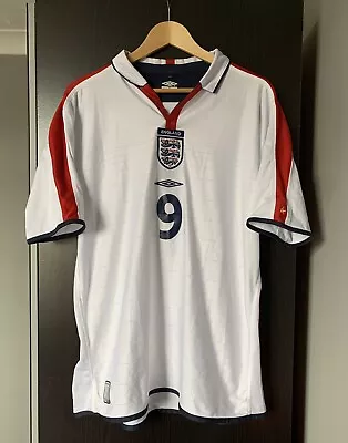 England 2004 Match Worn Player Issued National Team Shirt Michael Chopra U21 • £120