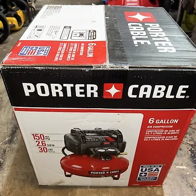 Porter Cable C2002 150 PSI 6 Gallon Oil-Free Pancake Compressor • $160