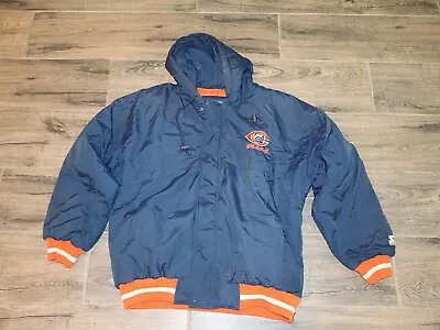 Chicago Bears Vintage Retro NFL Football Starter Jacket Coat Sewn Parka L Retro • $63.99