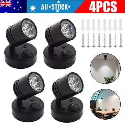 2/4X 12V LED Interior Spot Reading Light 6000K Van Camper Caravan Boat Wall Lamp • $25.95