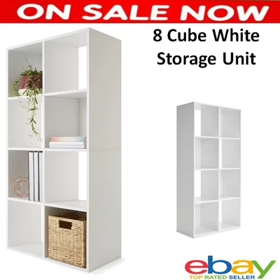 8 Cube Storage Shelf Display Cabinet Cupboard Bookshelf Book Organizer Unit Toy • $64