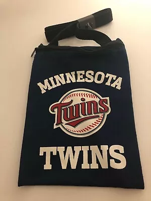 MLB Minnesota Twins Fabric Bag (Lined) With Zippered Top & Shoulder Strap • $5.99