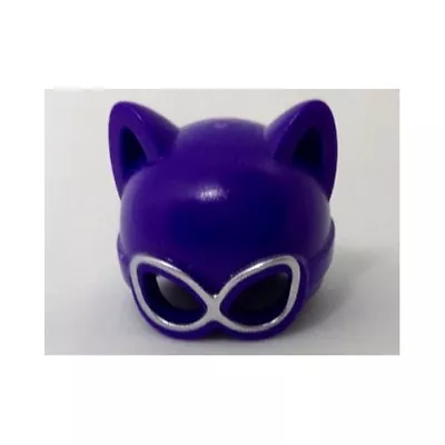 LEGO - Minifig Headgear Mask With Silver Goggles Pattern - Purple (Catwoman) • $23.85