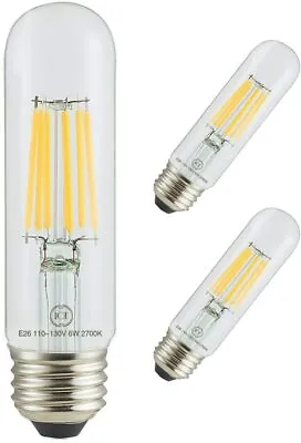 Edison T10 Vintage Filament Bulb 6 Watt Dimmable LED Tube Light Bulbs 6W 2700K • $14