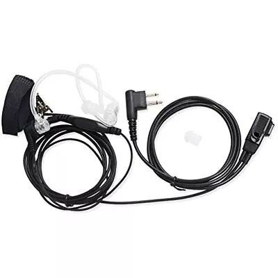 Earpiece Headset Mic For Motorola Radio 2pin Pmr446 Pr400 Mag One Bpr40 A8 Ep450 • $16.99