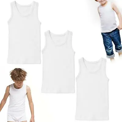 £5.49 • Buy Kids Boys & Girls Vests Sleeveless Summer Children Cotton Tank Tops Unerwear