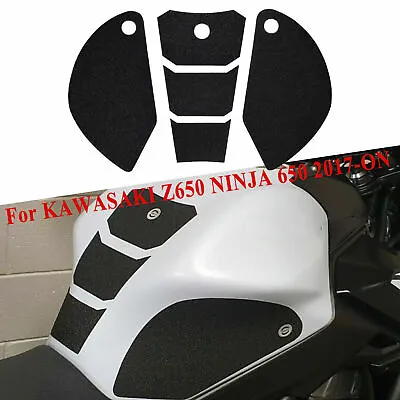 Tank Pad Stickers For KAWASAKI Z650 NINJA 650 2017-ON Side Gas Knee Grip Decal • £14.24