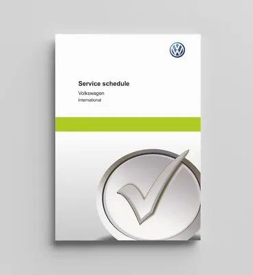 Volkswagen Service History Book Blank For All VW Models • $11.19