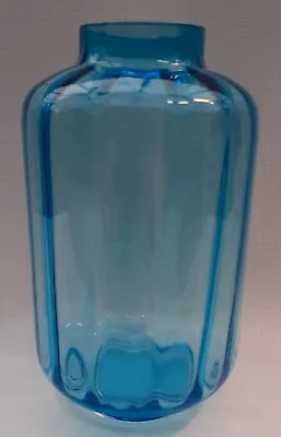 £15.99 • Buy Dartington Blue Glass Lantern Vase In Excellent Condition 