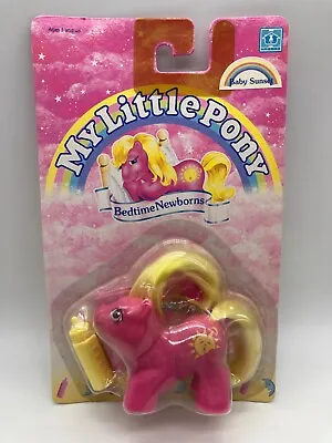 Vintage G1 My Little Pony Bedtime Newborns BABY SUNSET MOC MISB Toy MLP UK 1992 • £149.99