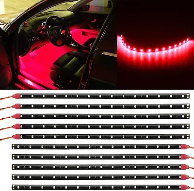 Lot Waterproof 12''/15 DC 12V Motor LED Strip Underbody Light For Car Motorcycle • $7.99