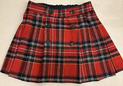 Baby Girls Tartan Skirt 12-18 Months • £2