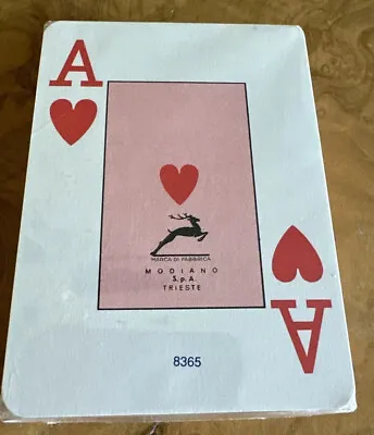 Deck Of Cards Modiano Spa Standard Face Poker Playing Cards Collectible Unique • $5.99