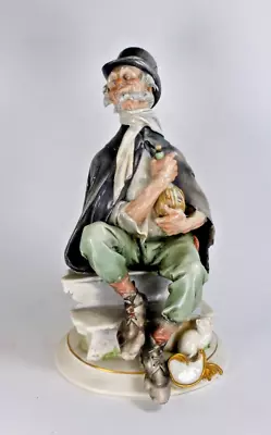 Capodimonte Giuseppe Cappe Figure  The Great Drinker  - Perfect • £195