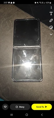 $50 • Buy Samsung Galaxy Z Flip LTE  5g 256GB -  Purple Part's Only 