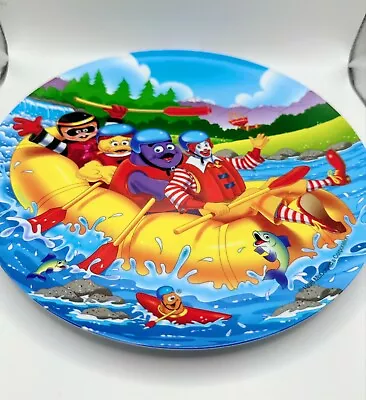 199 McDonald's Summer Rafting 9.5  Melamine Plate - Unused Vintage Rare • $15