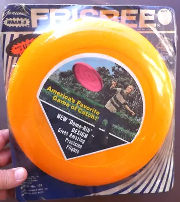 Vintage 1970 Wham-o Frisbee Sealed New In Package Mip Dome Rib Design Free Ship! • $72.95