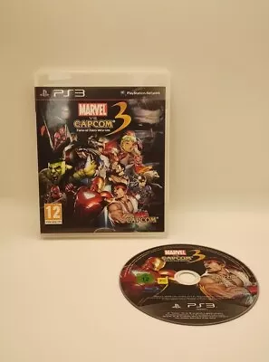 Marvel Vs Capcom 3 Fate Of Two Worlds | PS3. Used W/O Manual Free P&P! • £7.99