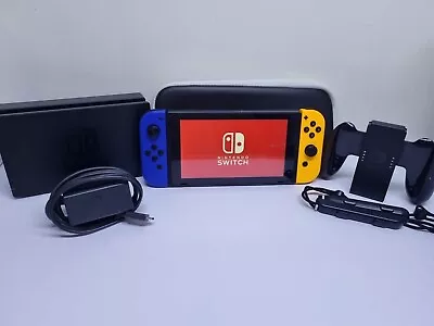 Nintendo Switch Console Blue/Yel + Case + Screen Protector+ SD Card - Free Post • $320