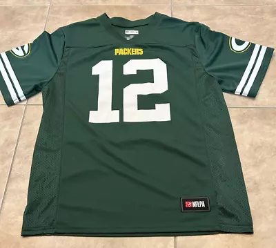 Aaron Rodgers 12 NFLPA Green Bay Packers Jersey Adult Mens L Large • $29.95