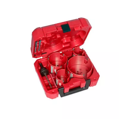 Milwaukee 49-56-9285 8pc Big Hawg W/ Carbide Teeth Hole Saw Kit • $154.99