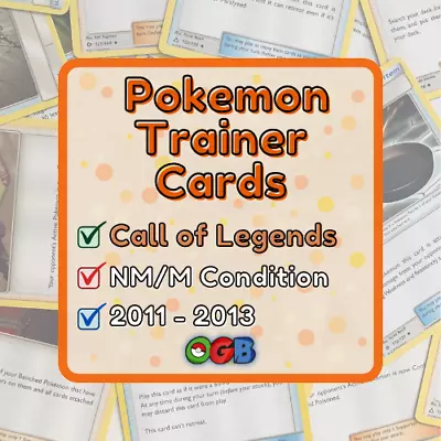 £1 • Buy Pokemon TCG - Call Of Legends 2011 - Trainer Single Cards - Vintage - NM/M