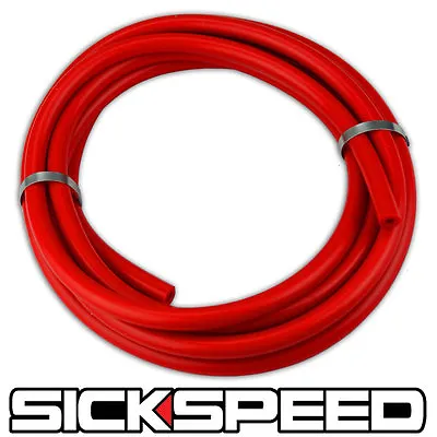 $14.88 • Buy Red 3 Meters Silicone Hose For High Temp Vacuum Engine Bay Dress Up 4mm P1