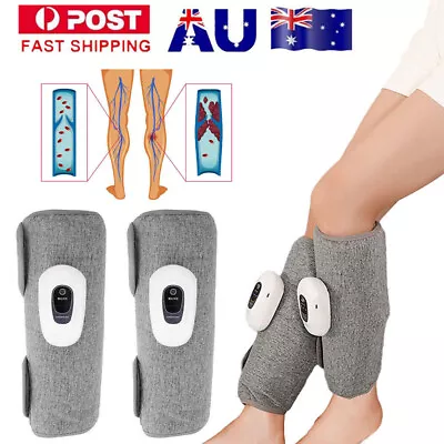 Leg Massager Machine Heating Air Compression Circulation Relaxation Foot Calf • $37.49