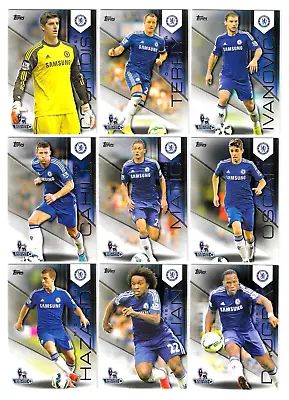 2014 Topps Premier Gold CHELSEA Complete Team Base Set Cards Terry Drogba Hazard • £16.95