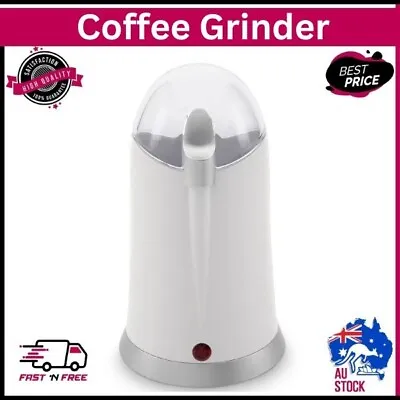 Anko Electric Coffee Grinder White Bean Nut Spice Herb Grinding Mill AU • $21.99