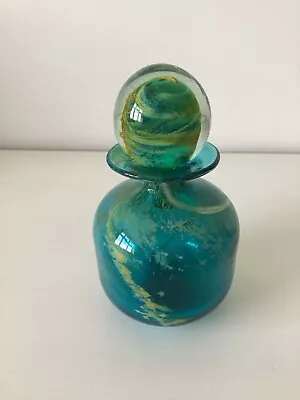 Vintage Mdina  ‘Sand & Sea’ Bottle With Ball Stopper Very Good Condition • £22.99