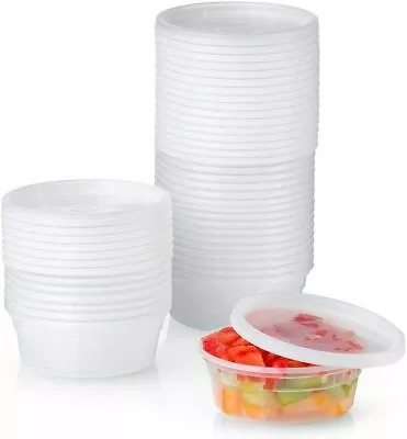 $46.80 • Buy Deli Containers With Lids. Leakproof, BPA-Free Plastic/Takeout Food Storage