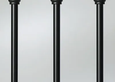 Deckorators 32  Classic Round Aluminum Deck Balusters 100 Pack - Black • $299.99